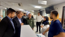 بازدید سرزده دکتر محمدجوادعسکری نماینده مردم شهرستان های داراب و زرین دشت در مجلس شورای اسلامی ازبیمارستان زرین دشت